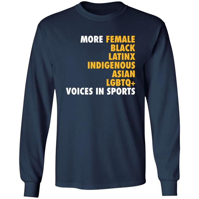 Megan Reyes More Diverse Voices In Sports T Shirt Megan Reyes More Diverse Voices In Sports T Shirt