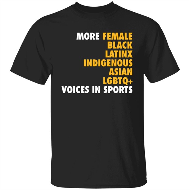 Megan Reyes More Diverse Voices In Sports T Shirt