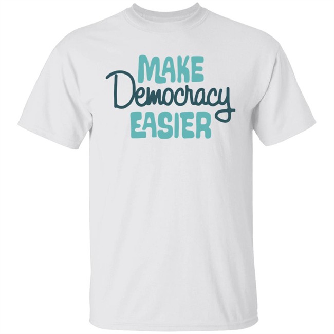 Crooked Media Make Democracy Easier Hoodie Crooked Media Make Democracy Easier Hoodie