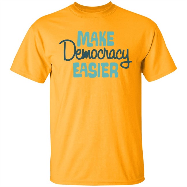 Crooked Media Make Democracy Easier Hoodie Crooked Media Make Democracy Easier Hoodie