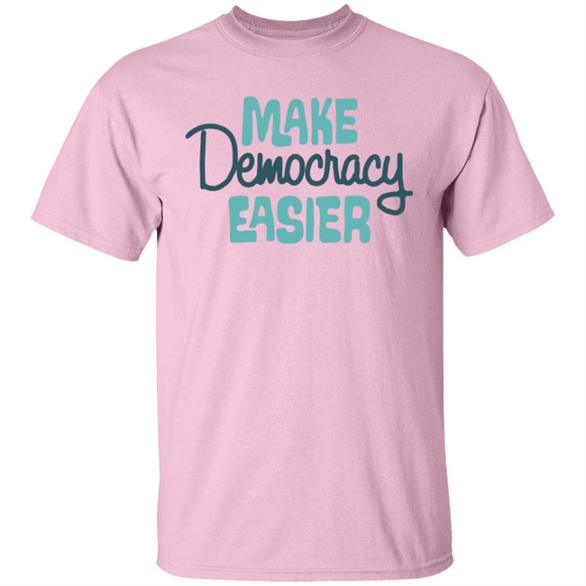 Crooked Media Make Democracy Easier Hoodie Crooked Media Make Democracy Easier Hoodie