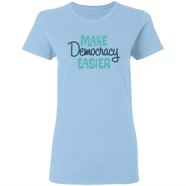 Crooked Media Make Democracy Easier Hoodie Crooked Media Make Democracy Easier Hoodie