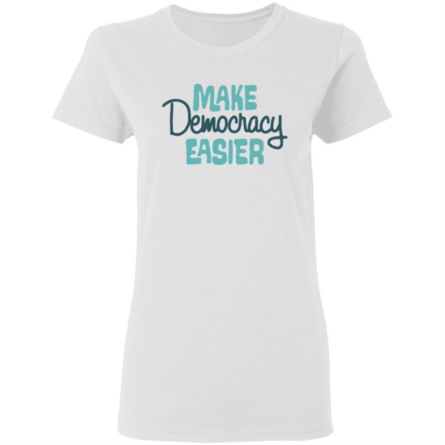Crooked Media Make Democracy Easier Hoodie Crooked Media Make Democracy Easier Hoodie