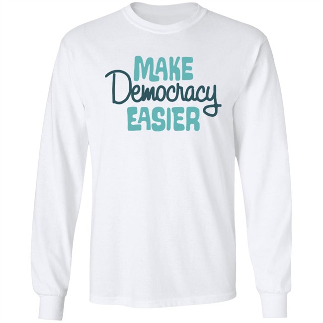 Crooked Media Make Democracy Easier Hoodie Crooked Media Make Democracy Easier Hoodie