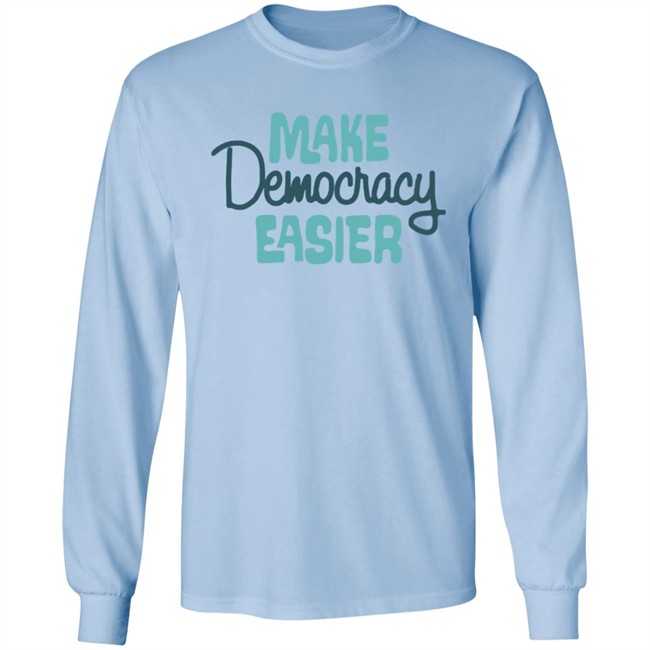 Crooked Media Make Democracy Easier Hoodie Crooked Media Make Democracy Easier Hoodie