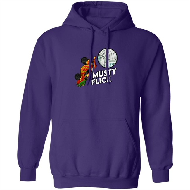 Amustycow Merch Musty Flick Red and Orange Car Hoodie Amustycow Merch Musty Flick Red and Orange Car Hoodie