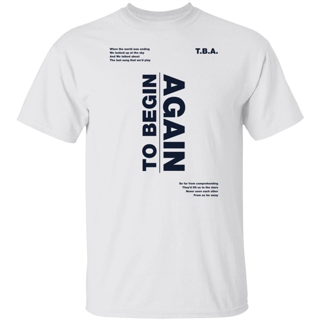 Ingrid Michaelson Tba To Begin Again Hoodie Ingrid Michaelson Tba To Begin Again Hoodie