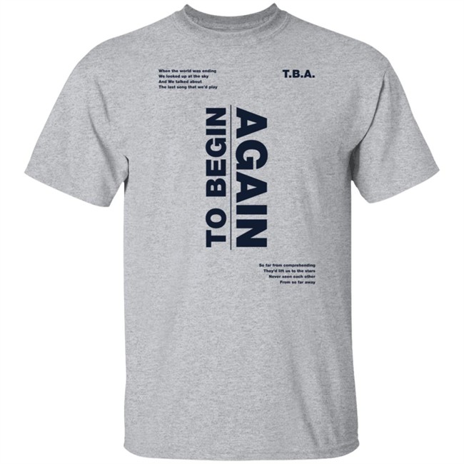 Ingrid Michaelson Tba To Begin Again Hoodie Ingrid Michaelson Tba To Begin Again Hoodie