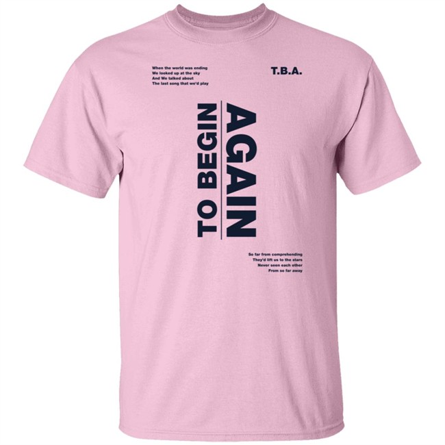 Ingrid Michaelson Tba To Begin Again Hoodie Ingrid Michaelson Tba To Begin Again Hoodie