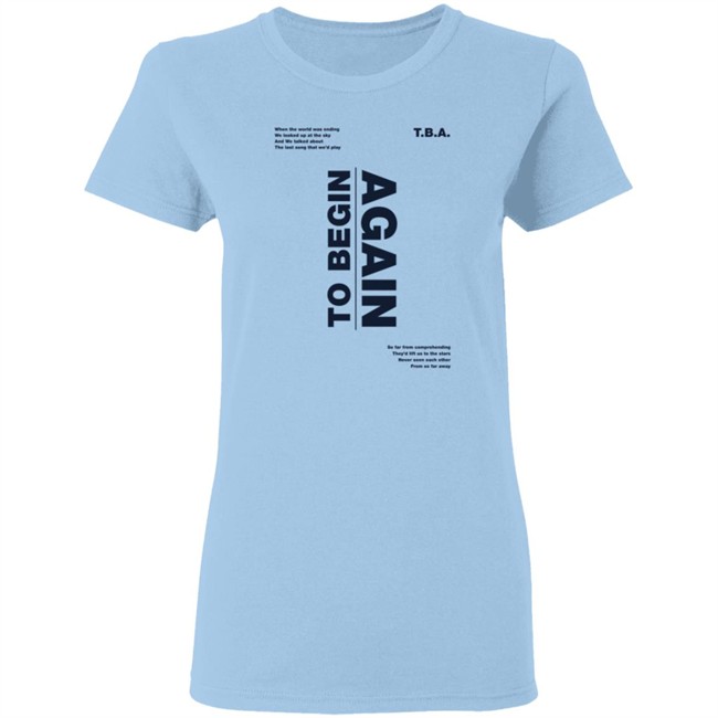 Ingrid Michaelson Tba To Begin Again Hoodie Ingrid Michaelson Tba To Begin Again Hoodie