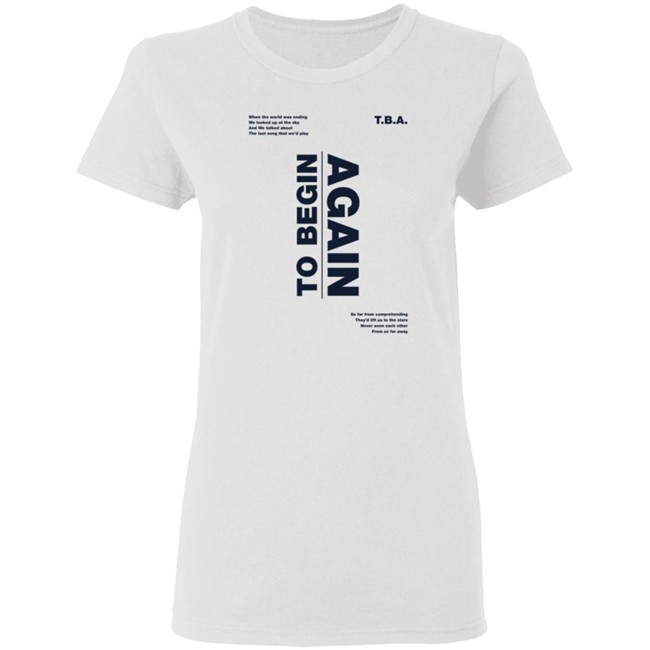 Ingrid Michaelson Tba To Begin Again Hoodie Ingrid Michaelson Tba To Begin Again Hoodie