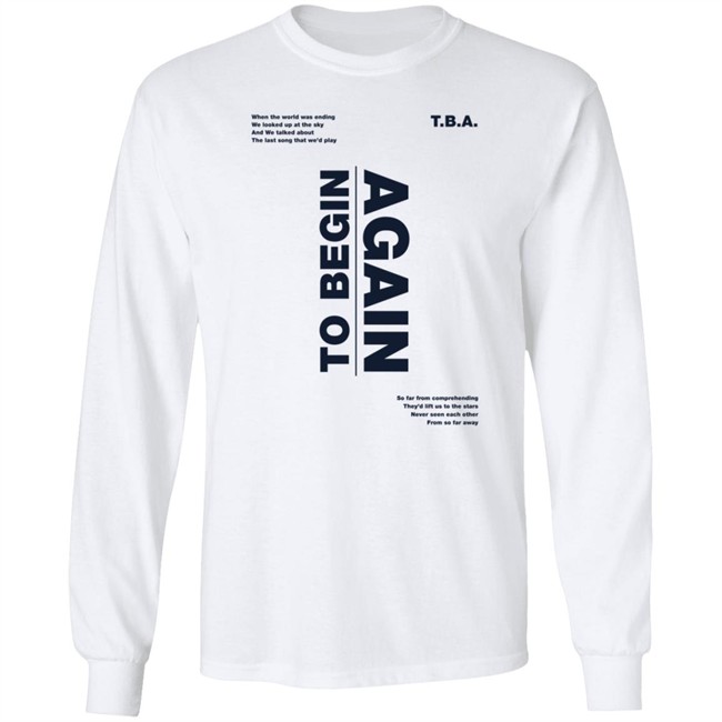 Ingrid Michaelson Tba To Begin Again Hoodie Ingrid Michaelson Tba To Begin Again Hoodie