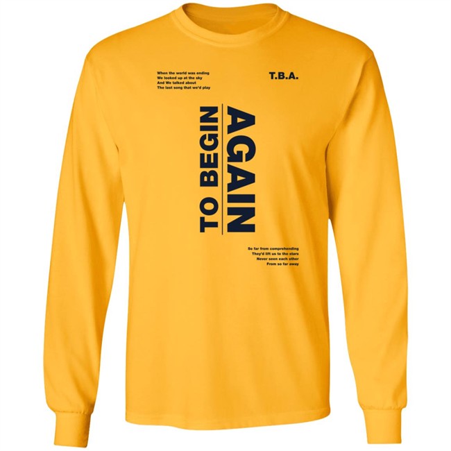 Ingrid Michaelson Tba To Begin Again Hoodie Ingrid Michaelson Tba To Begin Again Hoodie