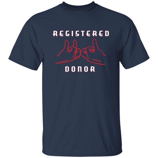 Nurselifern Merch Registered Blood Donor T Shirt Nurselifern Merch Registered Blood Donor T Shirt
