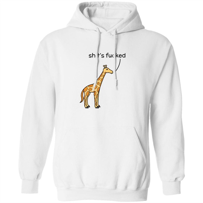 Shopdinosaur Shit’S Fucked Giraffe Hoodie Aubriepesky Shopdinosaur Shit’S Fucked Giraffe Hoodie Aubriepesky