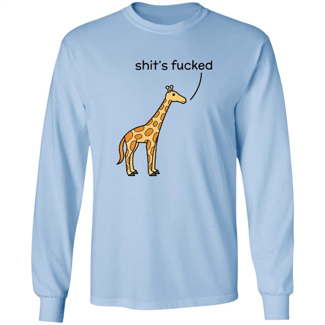 Shopdinosaur Shit’S Fucked Giraffe Hoodie Aubriepesky Shopdinosaur Shit’S Fucked Giraffe Hoodie Aubriepesky