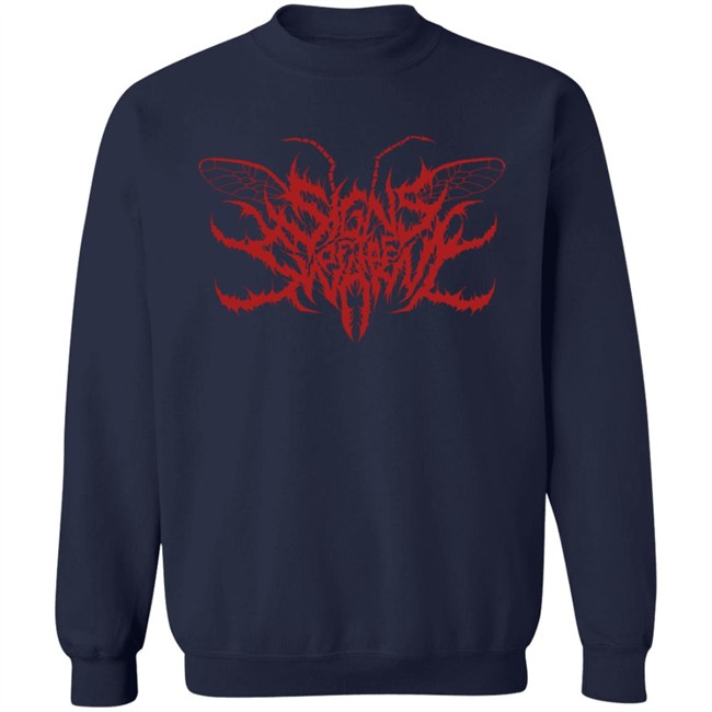 Rising Merch Signs Of The Swarm Logo Grey Shirt Rising Merch Signs Of The Swarm Logo Grey Shirt