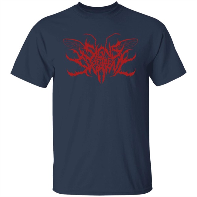Rising Merch Signs Of The Swarm Logo Grey Shirt Rising Merch Signs Of The Swarm Logo Grey Shirt
