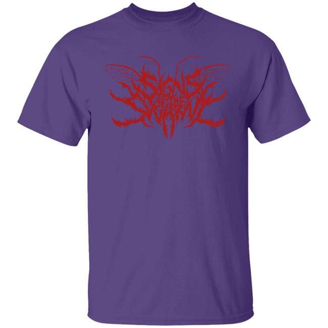 Rising Merch Signs Of The Swarm Logo Grey Shirt Rising Merch Signs Of The Swarm Logo Grey Shirt