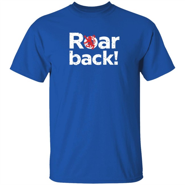 New Scotland Clothing Roar Back! T Shirt New Scotland Clothing Roar Back! T Shirt