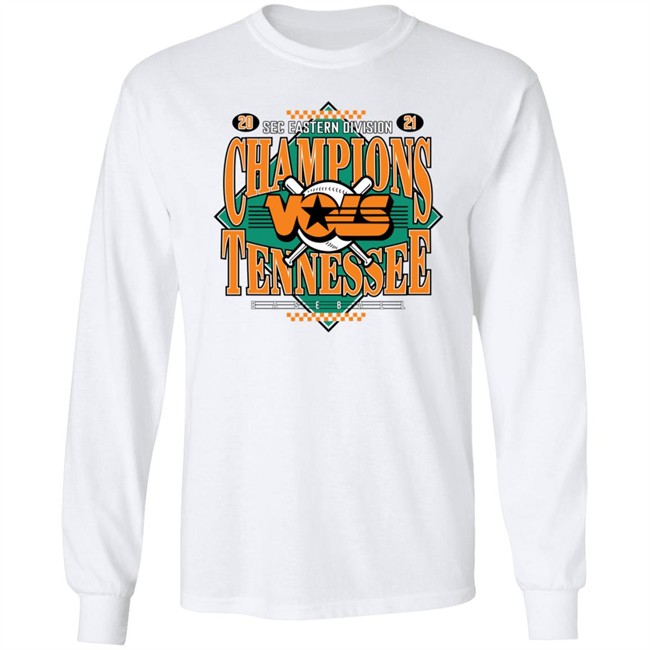 Vol Shop 2021 Sec East Division Champions Tennessee T Shirt