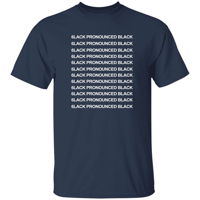6Lack Pronounced Black T Shirt 6Lack Pronounced Black T Shirt