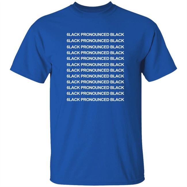 6Lack Pronounced Black T Shirt 6Lack Pronounced Black T Shirt