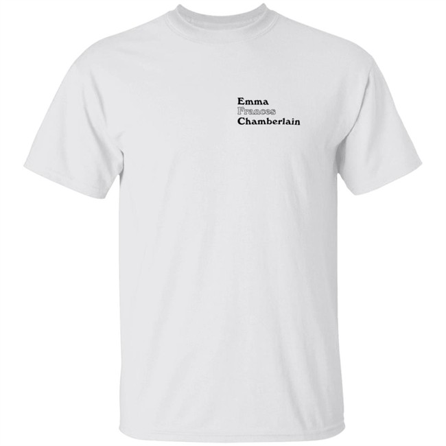Emma Chamberlain Shop Frances T Shirt Emma Chamberlain Shop Frances T Shirt