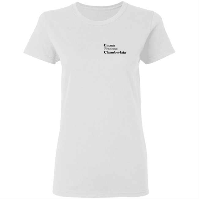 Emma Chamberlain Shop Frances T Shirt Emma Chamberlain Shop Frances T Shirt