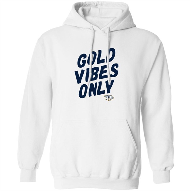 Nashville Predators Gold Vibes Only T Shirt Nashville Predators Gold Vibes Only T Shirt