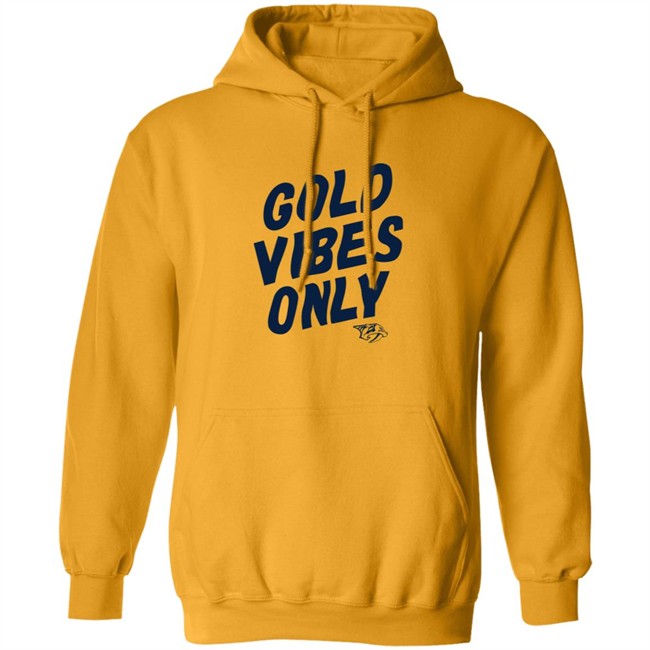 Nashville Predators Gold Vibes Only T Shirt Nashville Predators Gold Vibes Only T Shirt