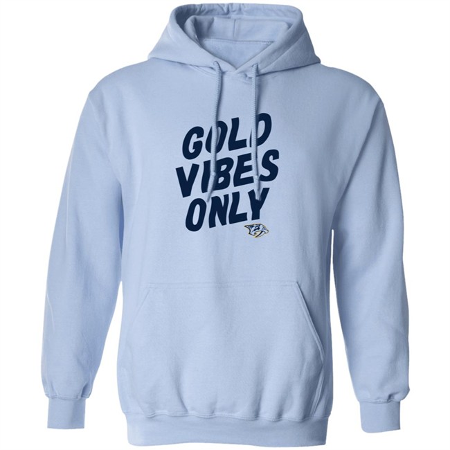 Nashville Predators Gold Vibes Only T Shirt Nashville Predators Gold Vibes Only T Shirt