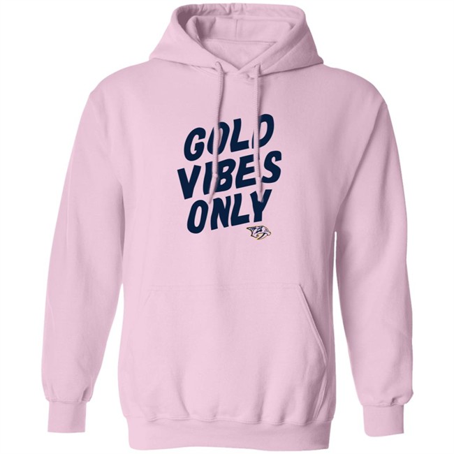 Nashville Predators Gold Vibes Only T Shirt Nashville Predators Gold Vibes Only T Shirt