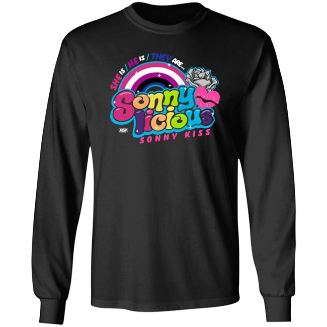 all elite wrestling sonny kiss t shirt