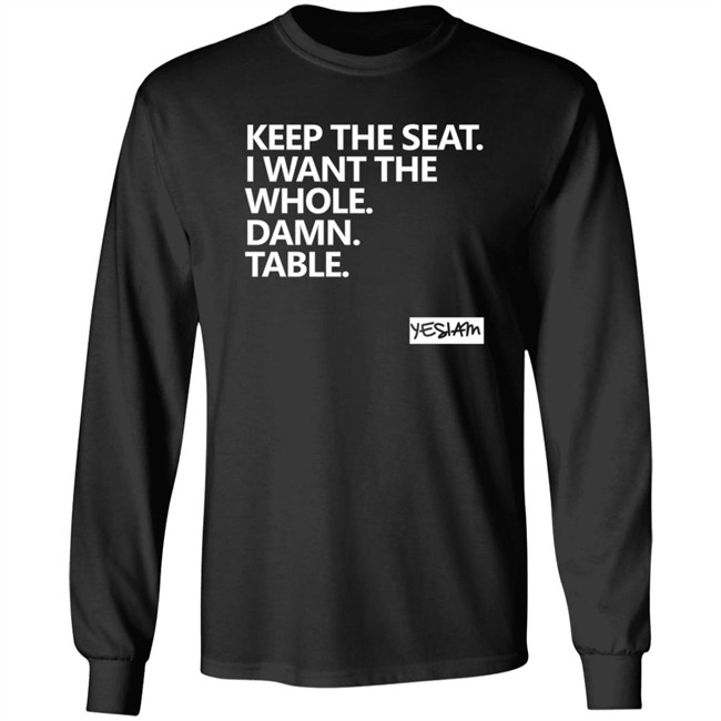 yes i am clothing keep the seat t shirt