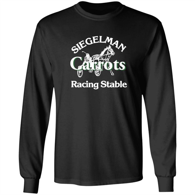 anwar carrots siegelman racing stable logo t shirt