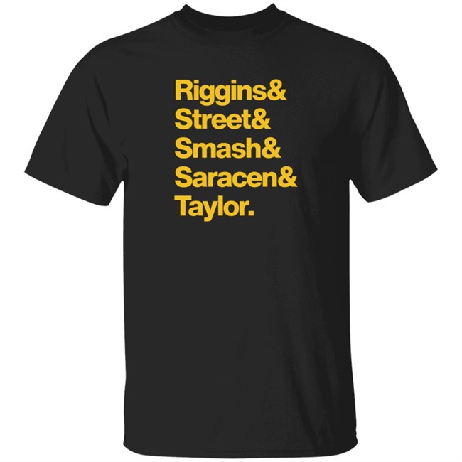 riggins street smash saracen taylor t shirt riggins street smash saracen taylor t shirt
