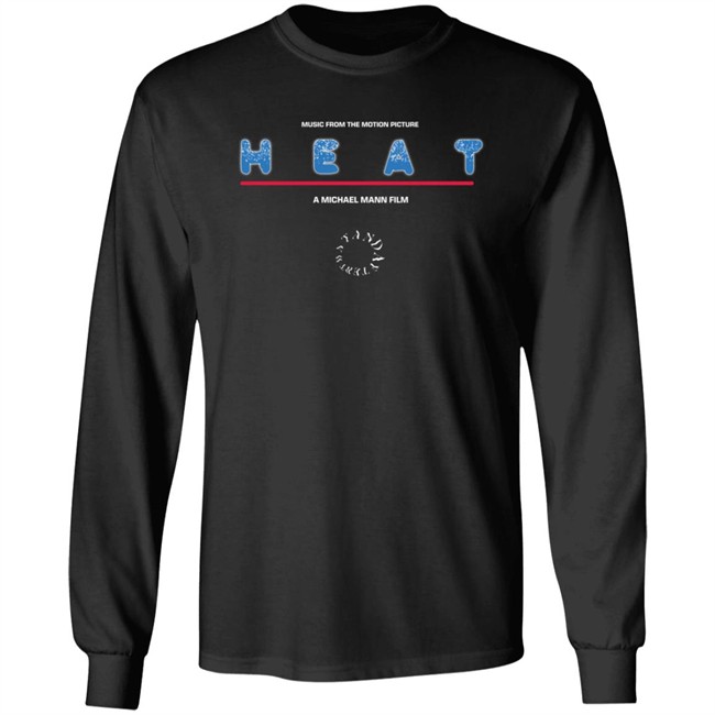 music from the motion picture heat t shirt