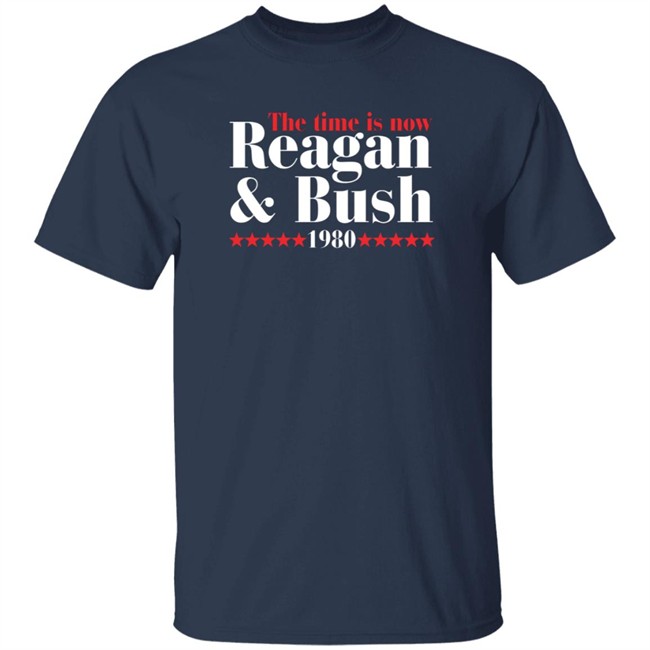 the time is now reagan bush 1980 t shirt the time is now reagan bush 1980 t shirt