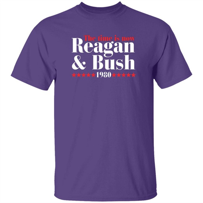 the time is now reagan bush 1980 t shirt the time is now reagan bush 1980 t shirt