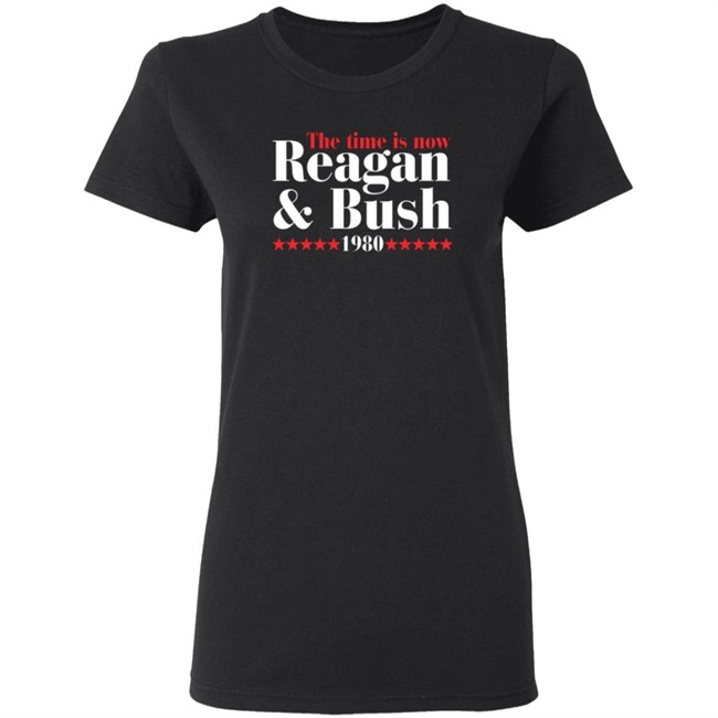 the time is now reagan bush 1980 t shirt the time is now reagan bush 1980 t shirt