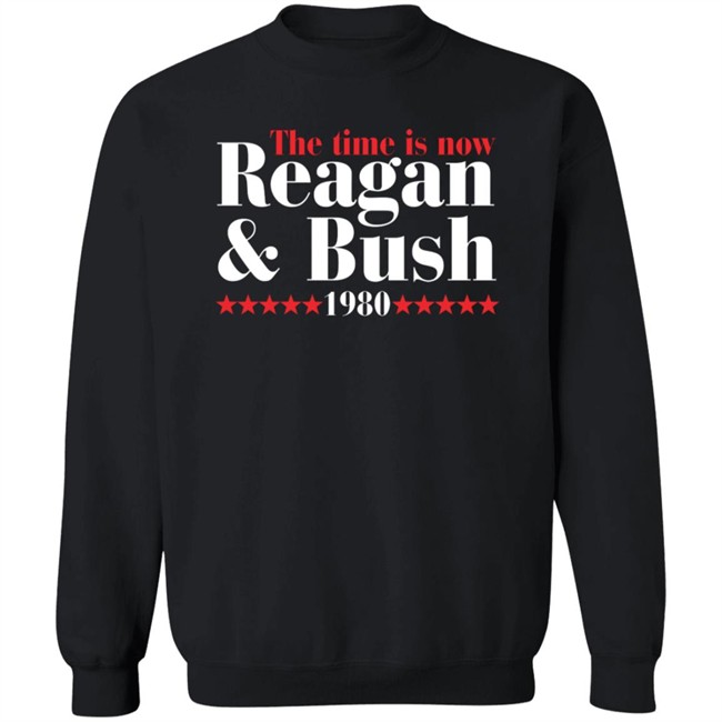 the time is now reagan bush 1980 t shirt the time is now reagan bush 1980 t shirt