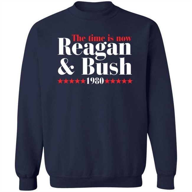 the time is now reagan bush 1980 t shirt the time is now reagan bush 1980 t shirt