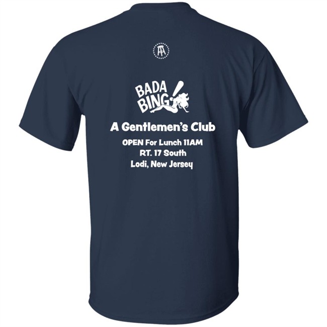 barstool sports store bb bada bing a gentlemen's club t shirt barstool sports store bb bada bing a gentlemen's club t shirt