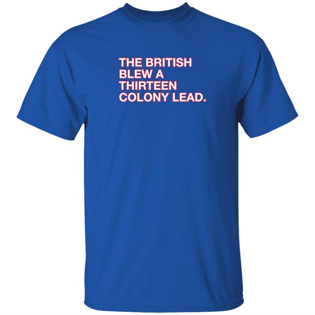 obvious shirts the british blew colony lead t shirt obvious shirts the british blew colony lead t shirt