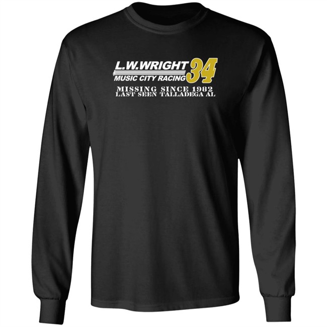 nascarman's store l.w. wright t shirt