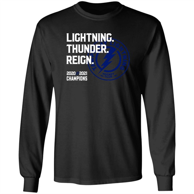 tampa bay lightning thunder reign t shirt