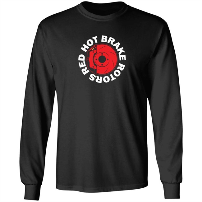 blipshift red hot brake rotors t shirt