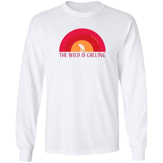 wolf conservation center store the wild is calling t shirt