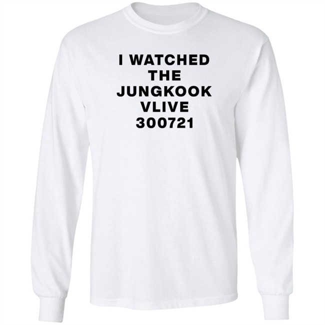 dr.jin i watched the jungkook vlive 300721 t shirt